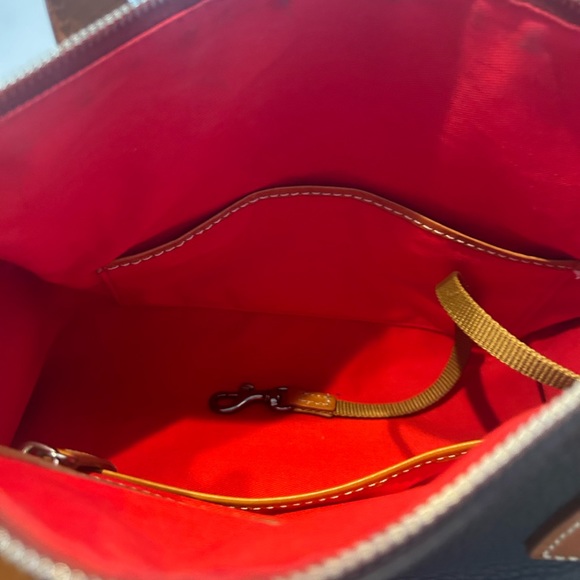 Kendra satchel Handbag Dooney & Bourke Midnight Blue tags unattached NO STRAP - Picture 10 of 16